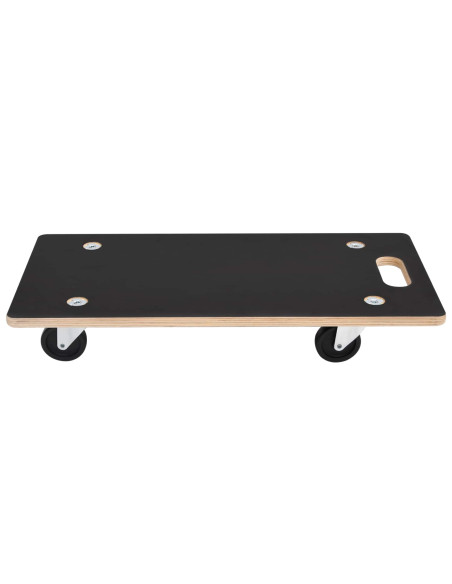 Carrello di Trasporto 6 pcs Grigio Legno compensato