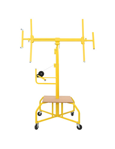 Sollevatore per cartongesso Giallo 300 x 107 x 330 cm Acciaio
