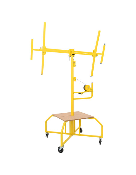 Sollevatore per cartongesso Giallo 300 x 107 x 330 cm Acciaio
