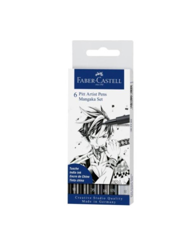 SET 6 COLORI PITT ARTIST PEN - N