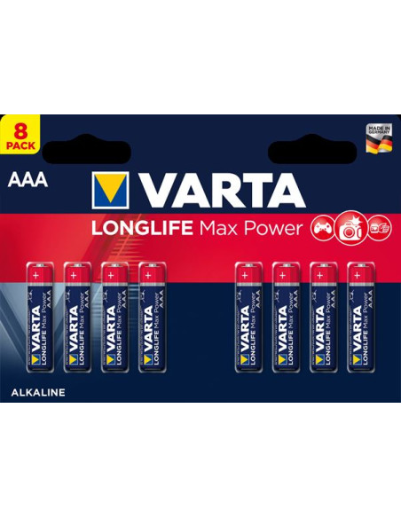 CF8 LONGLIFE MAX POWER AAA ALCALINA