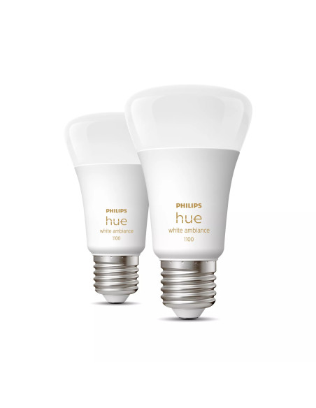 Philips Hue White ambiance A60 - lampadina connessa E27 - 1100 (confezione da 2)