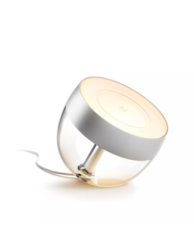 Philips Hue White and Color ambiance IRIS Lampada Smart da Tavolo Argento