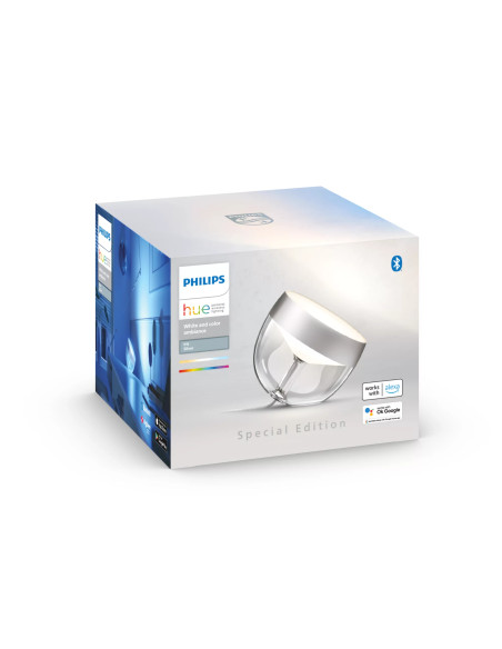 Philips Hue White and Color ambiance IRIS Lampada Smart da Tavolo Argento