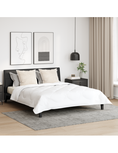 Piumone con cuscino 3 pcs Bianco Microfibra