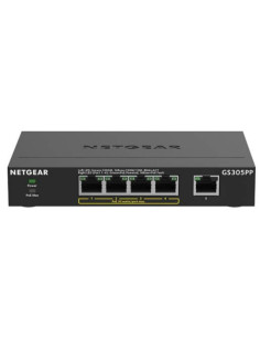 NETGEAR GS305PP Non gestito Gigabit Ethernet (10/100/1000) Supporto Power over Ethernet (PoE) Nero 2