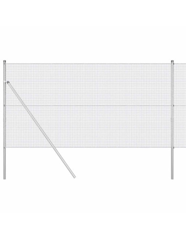 Palo della recinzione Argento 10 x 1 m (rete 16 x 16 mm)