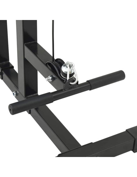 Lat machine Nero 110 x 70 x 187 cm Acciaio verniciato a polvere