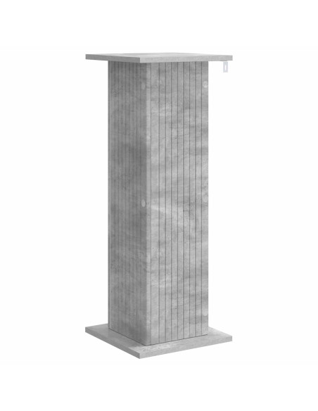 Supporto per piante Grigio Cemento 30,5 x 30 x 80,5 cm