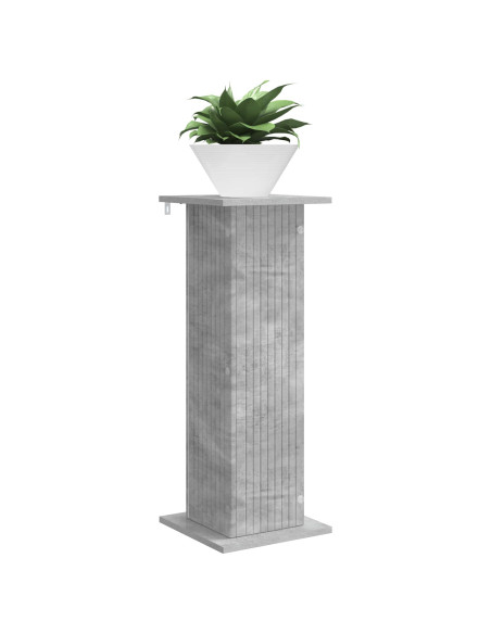 Supporto per piante 2 pcs Grigio Cemento 30,5 x 30 x 80,5 cm