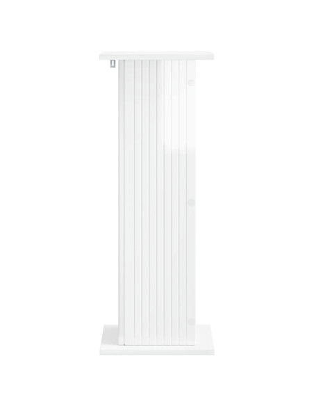 Supporto per piante Bianco Lucido 30,5 x 30 x 80,5 cm
