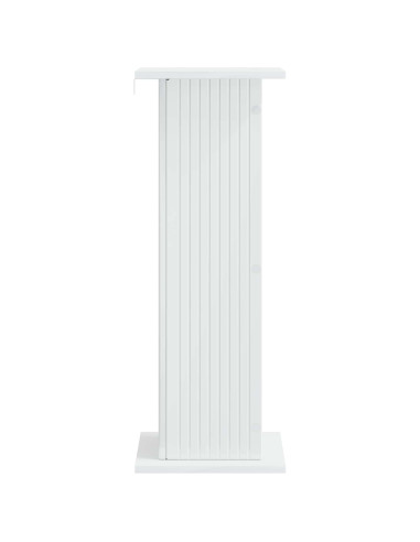 Supporto per piante 2 pcs Bianco Lucido 30,5 x 30 x 80,5 cm