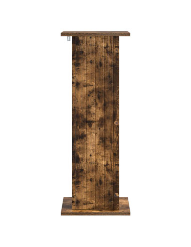 Supporto per piante Rovere Fumo 30,5 x 30 x 80,5 cm