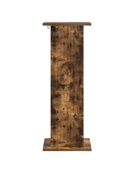 Supporto per piante Rovere Fumo 30,5 x 30 x 80,5 cm