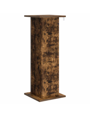 Supporto per piante Rovere Fumo 30,5 x 30 x 80,5 cm
