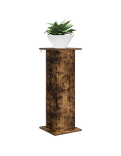 Supporto per piante 2 pcs Rovere Fumo 30,5 x 30 x 80,5 cm 2