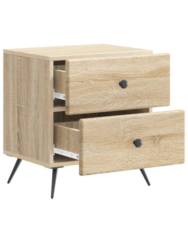 Armadio da Notte con cassetto Rovere Sonoma 43 x 34,5 x 47,5 cm