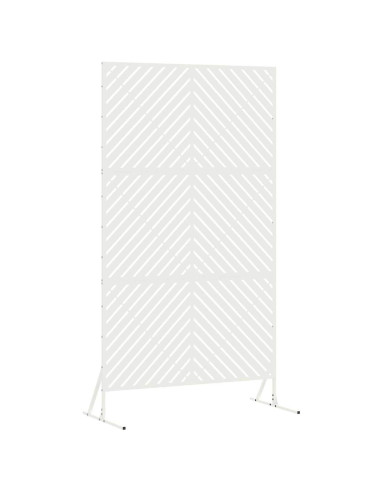 Schermo per Privacy Bianco 100 x 50 x 180 cm Acciaio