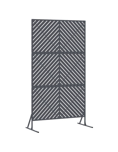 Schermo per Privacy Antracite 100 x 50 x 180 cm Acciaio