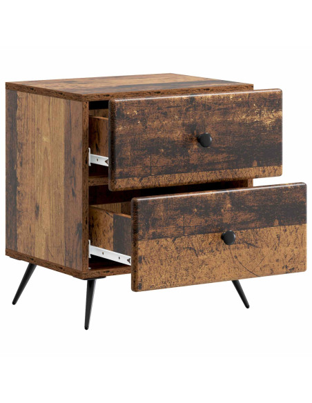 Armadio da Notte con cassetto Legno antico 43 x 34,5 x 47,5 cm