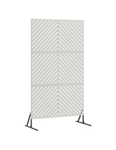 Schermo per Privacy Grigio 100 x 50 x 180 cm Acciaio 2