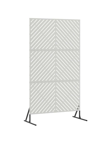 Schermo per Privacy Grigio 100 x 50 x 180 cm Acciaio