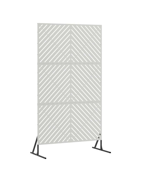 Schermo per Privacy Grigio 100 x 50 x 180 cm Acciaio