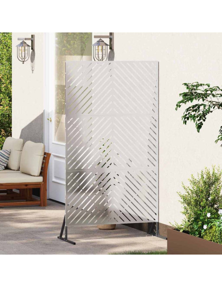 Schermo per Privacy Grigio 100 x 50 x 180 cm Acciaio