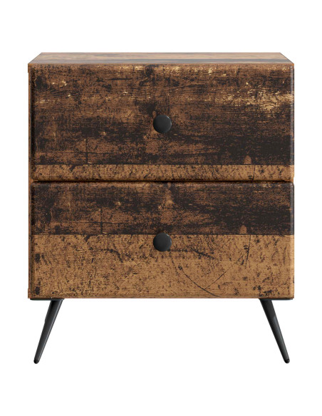 Armadio da Notte con cassetto Legno antico 43 x 34,5 x 47,5 cm