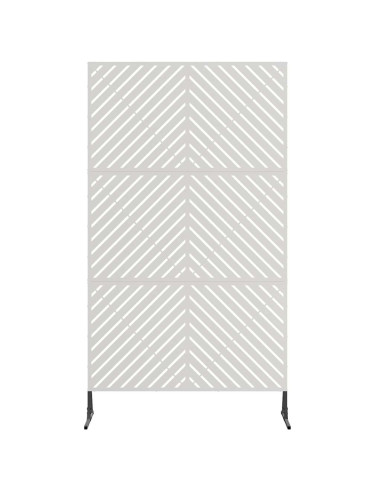 Schermo per Privacy Grigio 100 x 50 x 180 cm Acciaio