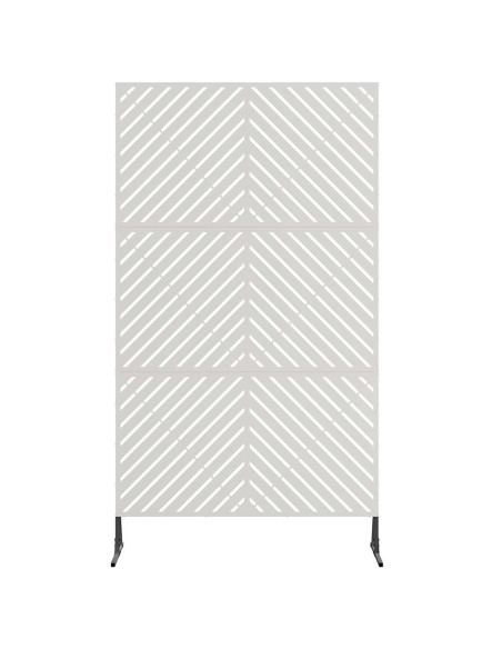 Schermo per Privacy Grigio 100 x 50 x 180 cm Acciaio