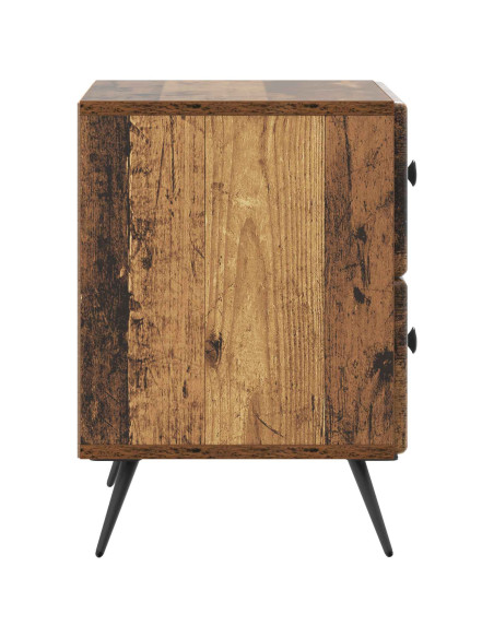 Armadio da Notte con cassetto Legno antico 43 x 34,5 x 47,5 cm