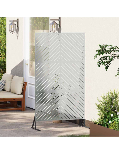 Schermo per Privacy Grigio 100 x 50 x 180 cm Acciaio