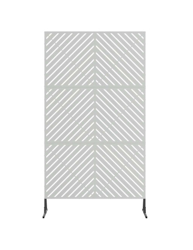 Schermo per Privacy Grigio 100 x 50 x 180 cm Acciaio