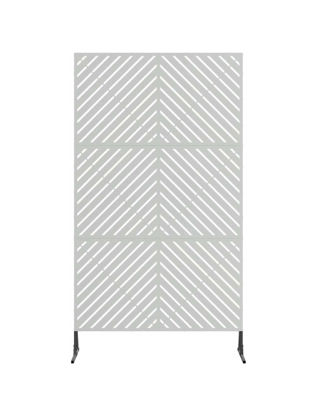 Schermo per Privacy Grigio 100 x 50 x 180 cm Acciaio