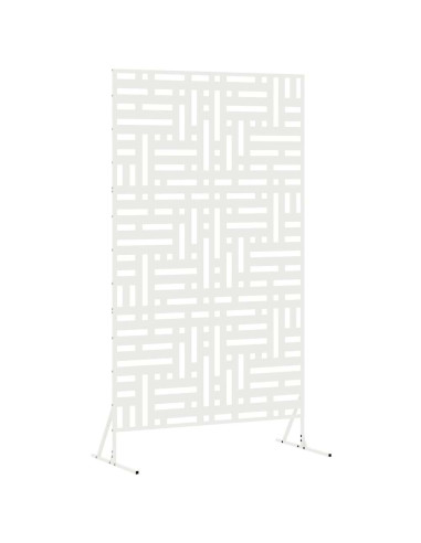 Schermo per Privacy Bianco 100 x 50 x 180 cm Acciaio