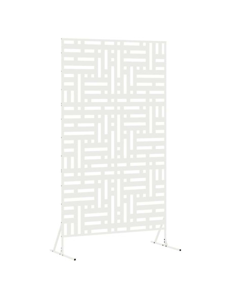 Schermo per Privacy Bianco 100 x 50 x 180 cm Acciaio
