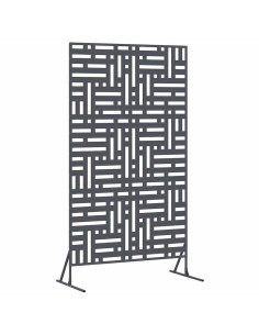 Schermo per Privacy Antracite 100 x 50 x 180 cm Acciaio 2