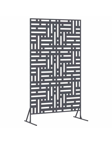 Schermo per Privacy Antracite 100 x 50 x 180 cm Acciaio