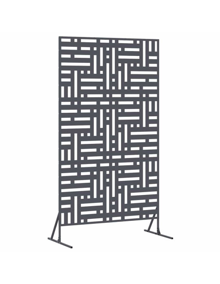 Schermo per Privacy Antracite 100 x 50 x 180 cm Acciaio