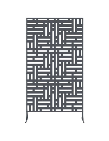 Schermo per Privacy Antracite 100 x 50 x 180 cm Acciaio