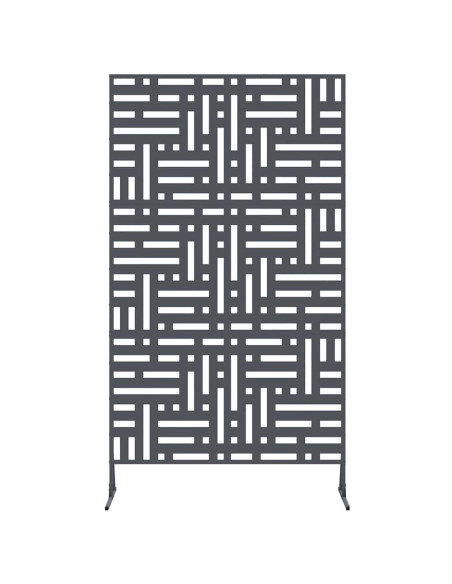 Schermo per Privacy Antracite 100 x 50 x 180 cm Acciaio