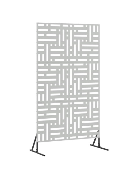 Schermo per Privacy Grigio 100 x 50 x 180 cm Acciaio