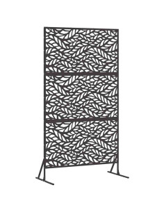 Schermo per Privacy Nero 100 x 50 x 180 cm Acciaio 2