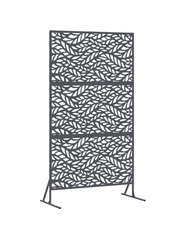 Schermo per Privacy Antracite 100 x 50 x 180 cm Acciaio
