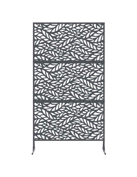 Schermo per Privacy Antracite 100 x 50 x 180 cm Acciaio