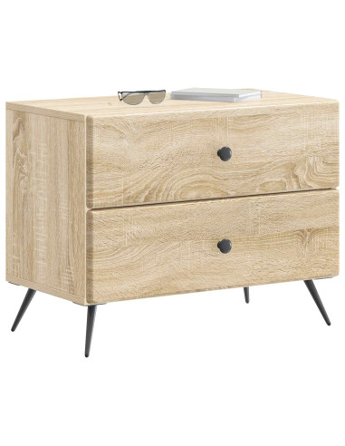 Armadio da Notte con cassetto Rovere Sonoma 62 x 34,5 x 47,5 cm