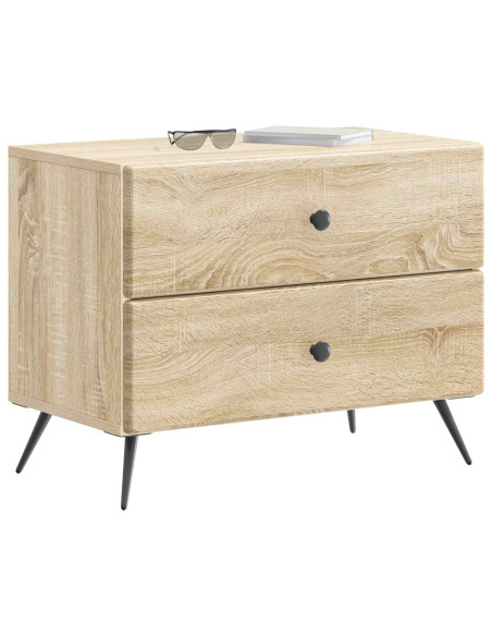 Armadio da Notte con cassetto Rovere Sonoma 62 x 34,5 x 47,5 cm