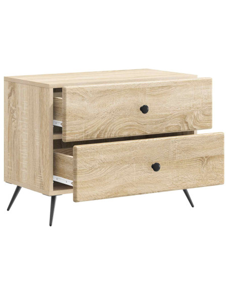 Armadio da Notte con cassetto Rovere Sonoma 62 x 34,5 x 47,5 cm