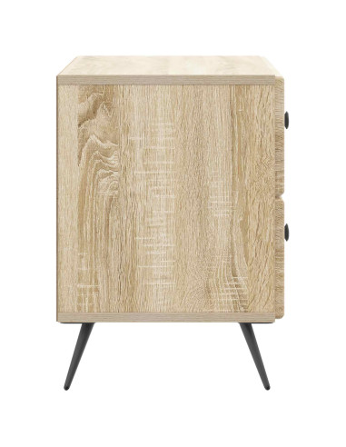 Armadio da Notte con cassetto Rovere Sonoma 62 x 34,5 x 47,5 cm